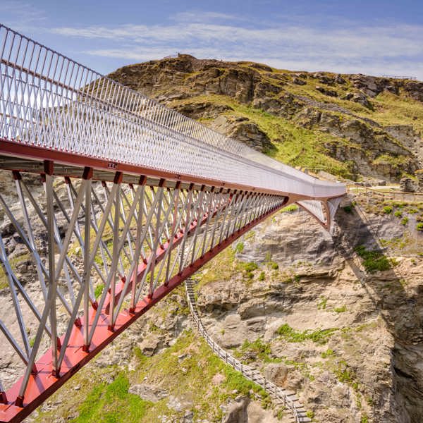 Long Span 2022 Winner: Tintagel Castle Bridge, Cornwall, UK